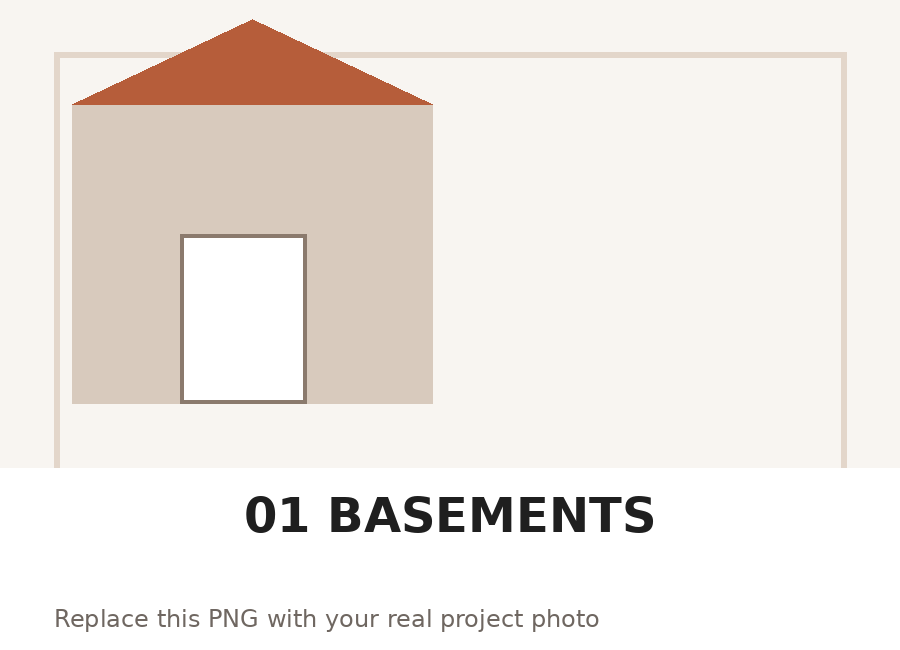 Basement finishing sample
