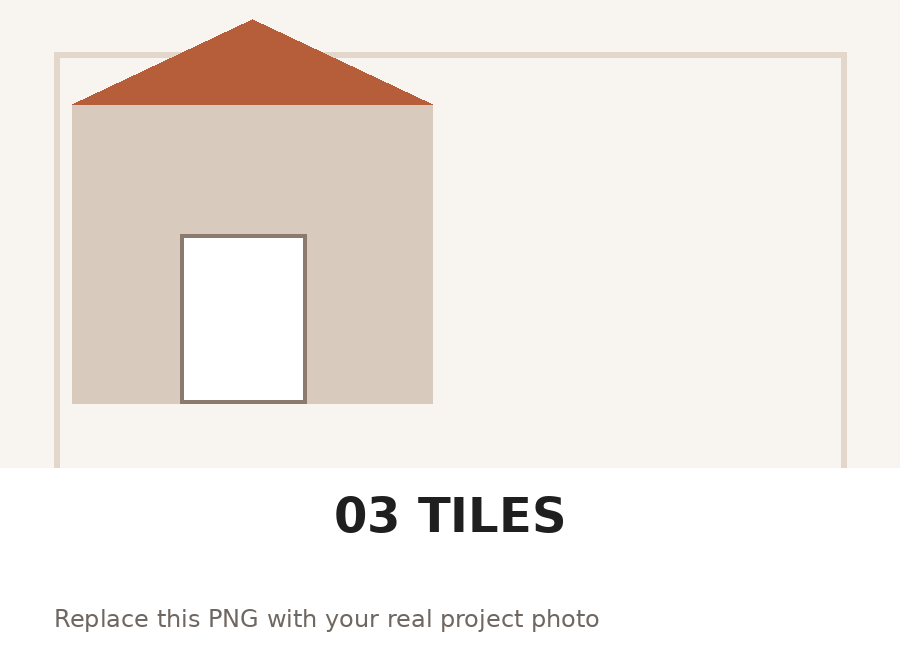 Tiles for bathrooms and basements